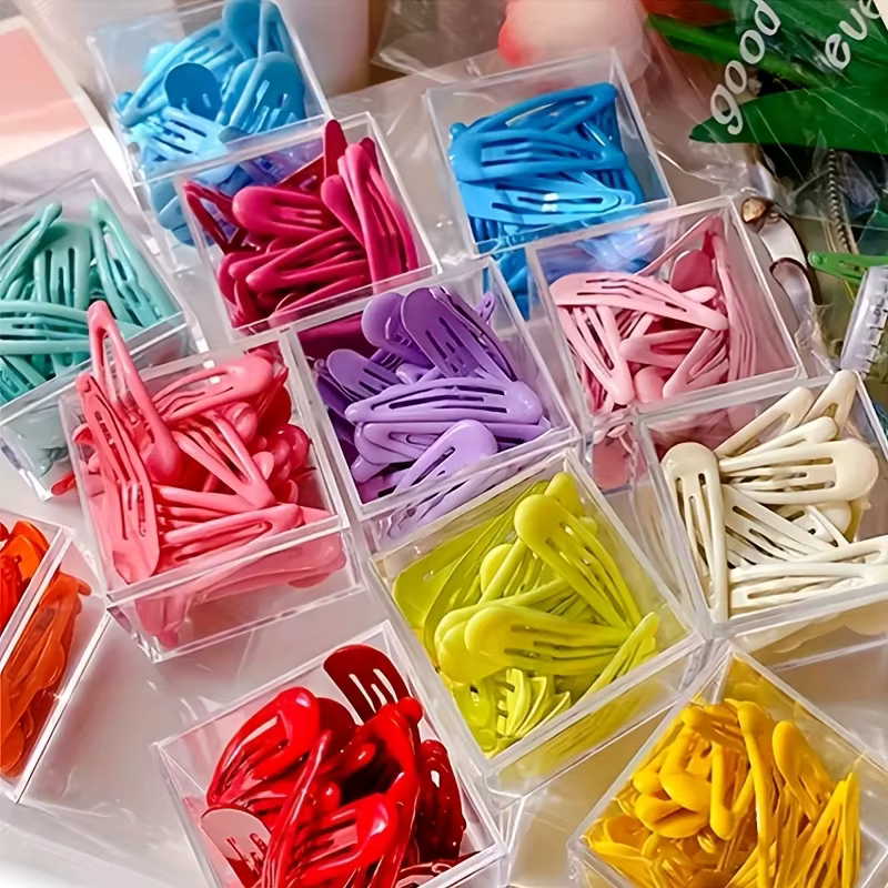 20 pinces à cheveux pastel