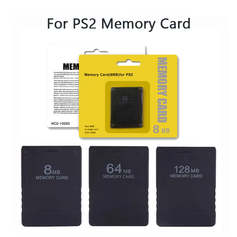 Premium 8MB 64MB 128MB Memory Card Expansion Suitable for Micro SD for Sony Playstation for PS2