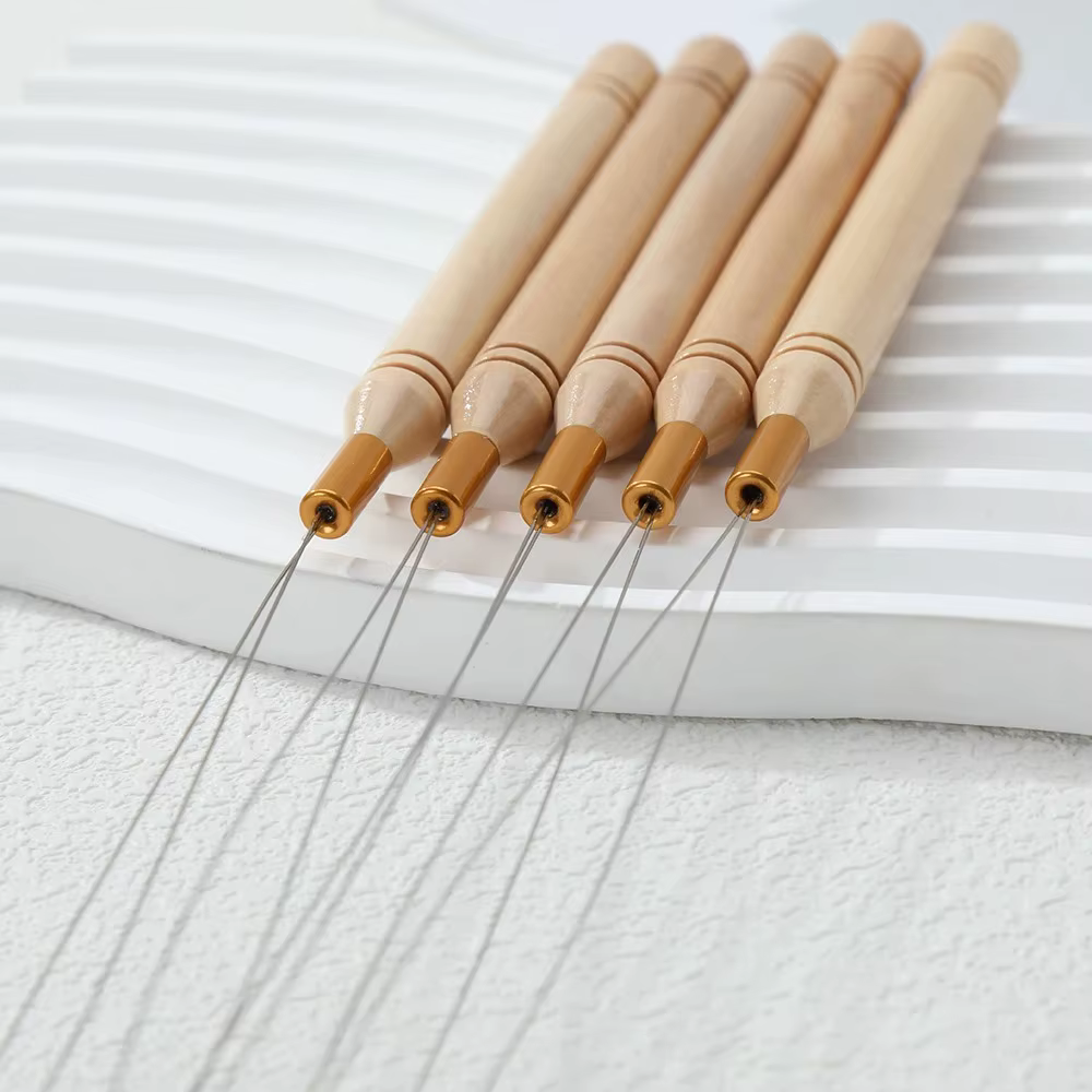 Kit d'outils pour extensions de cheveux avec micro-anneaux