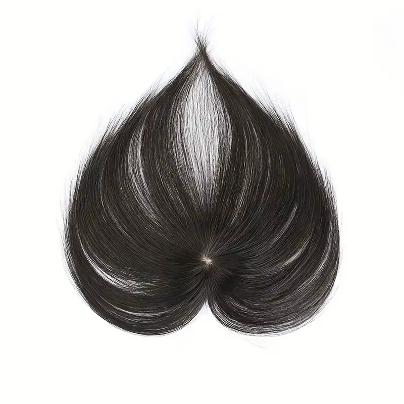100% vrais cheveux humains Topper pour les femmes postiche brune droite pour le Volume léger remplacement