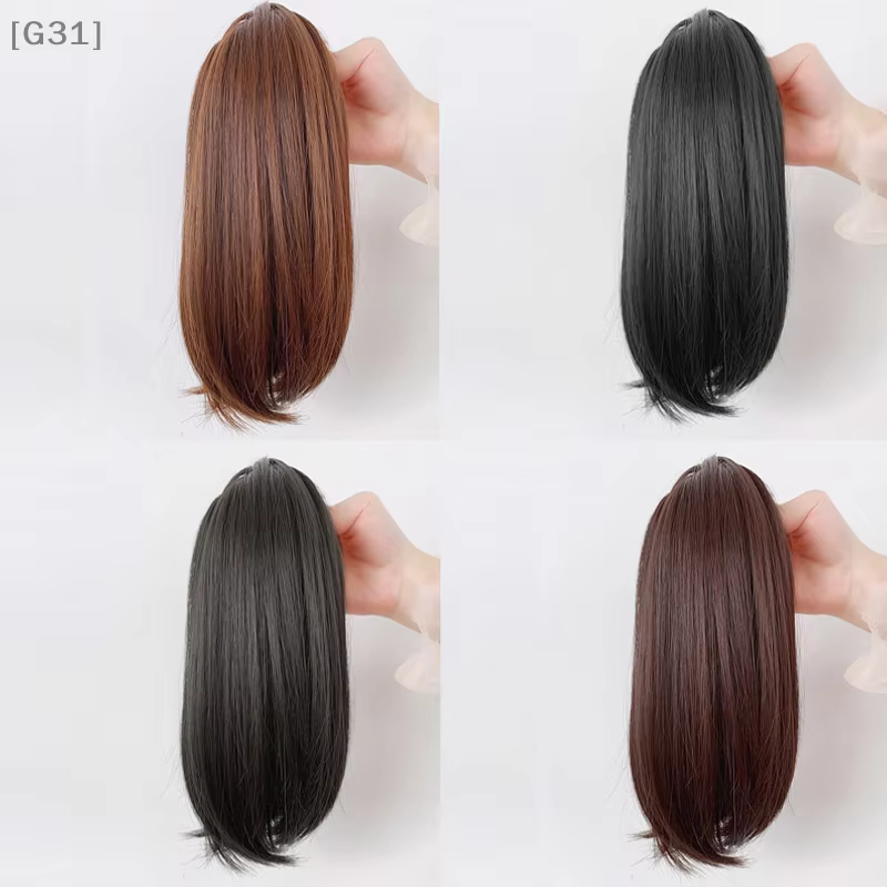 Extension de queue de cheval longue à clipser, extension de cheveux synthétiques à l'aspect naturel pour femmes [G31][G31]