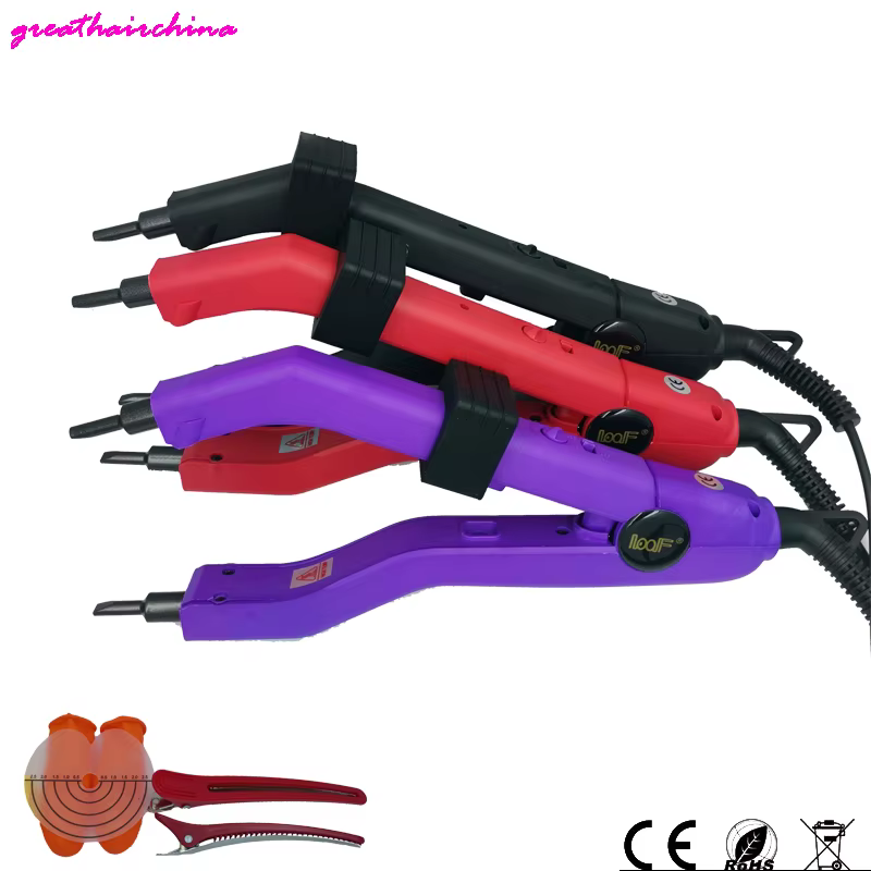 Salon de JR-609 professionnel Mini fer créer des extensions KerBrian impeccables à la maison avec des pointes métropolitaines de précision (tension mondiale)