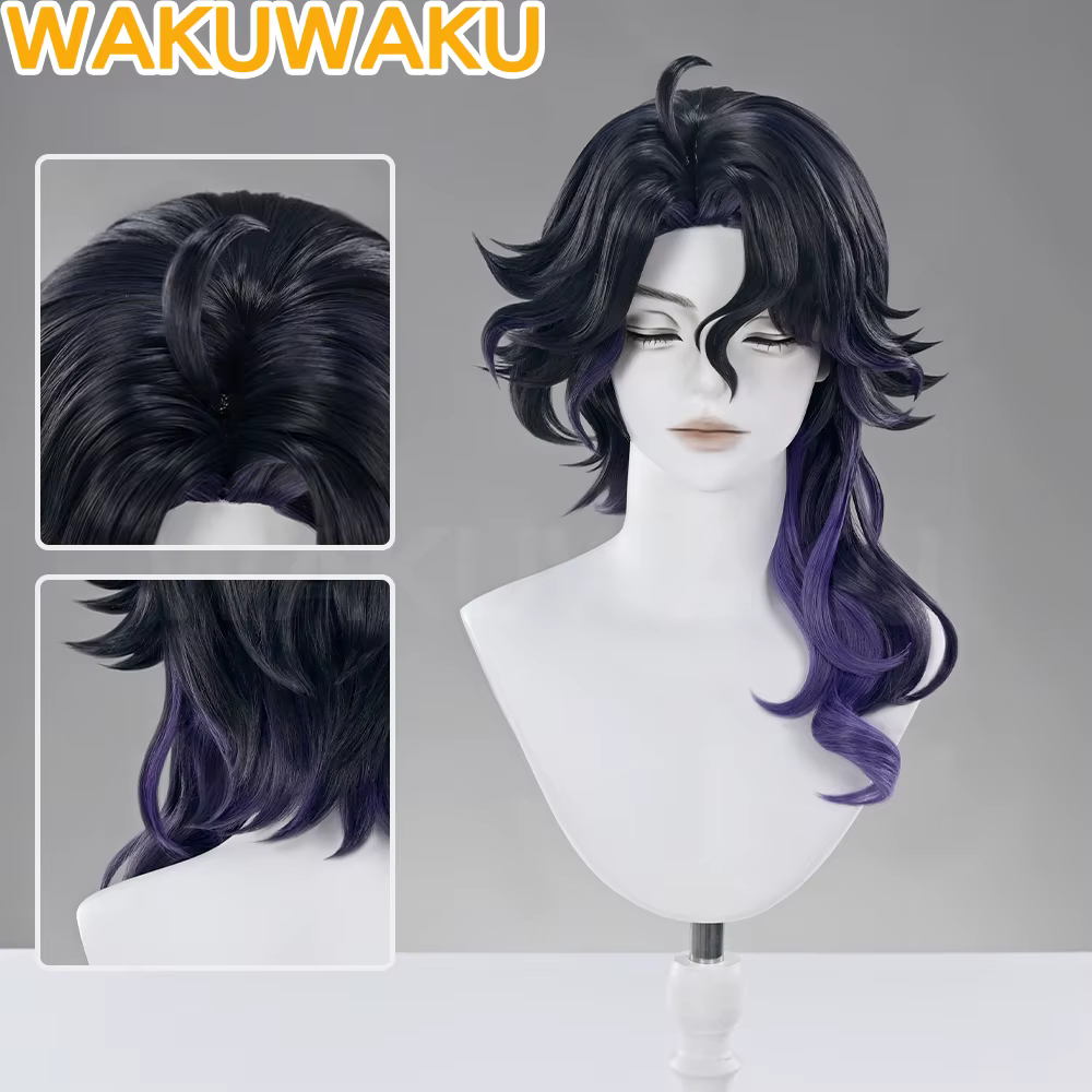 EN STOCK Perruque de cosplay Pantalone du jeu Genshin Impact WakuWaku
