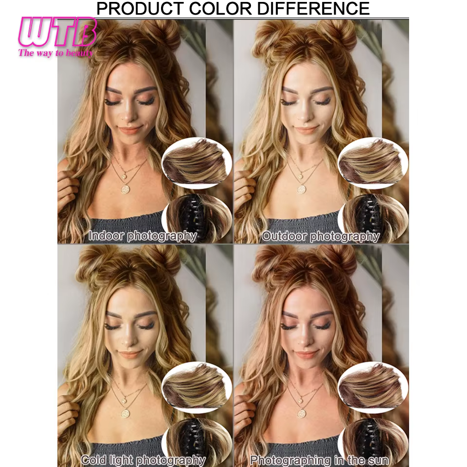 Mini chignon perruque synthétique Style de poignée avec cordon de serrage