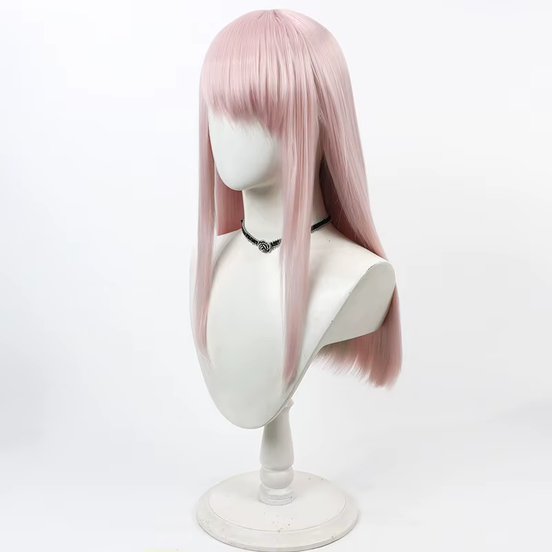 Anime déesse de la victoire: Nikke néon Cosplay perruque rose résistant à la chaleur cheveux synthétiques Halloween carnaval fête jeu de rôle perruques