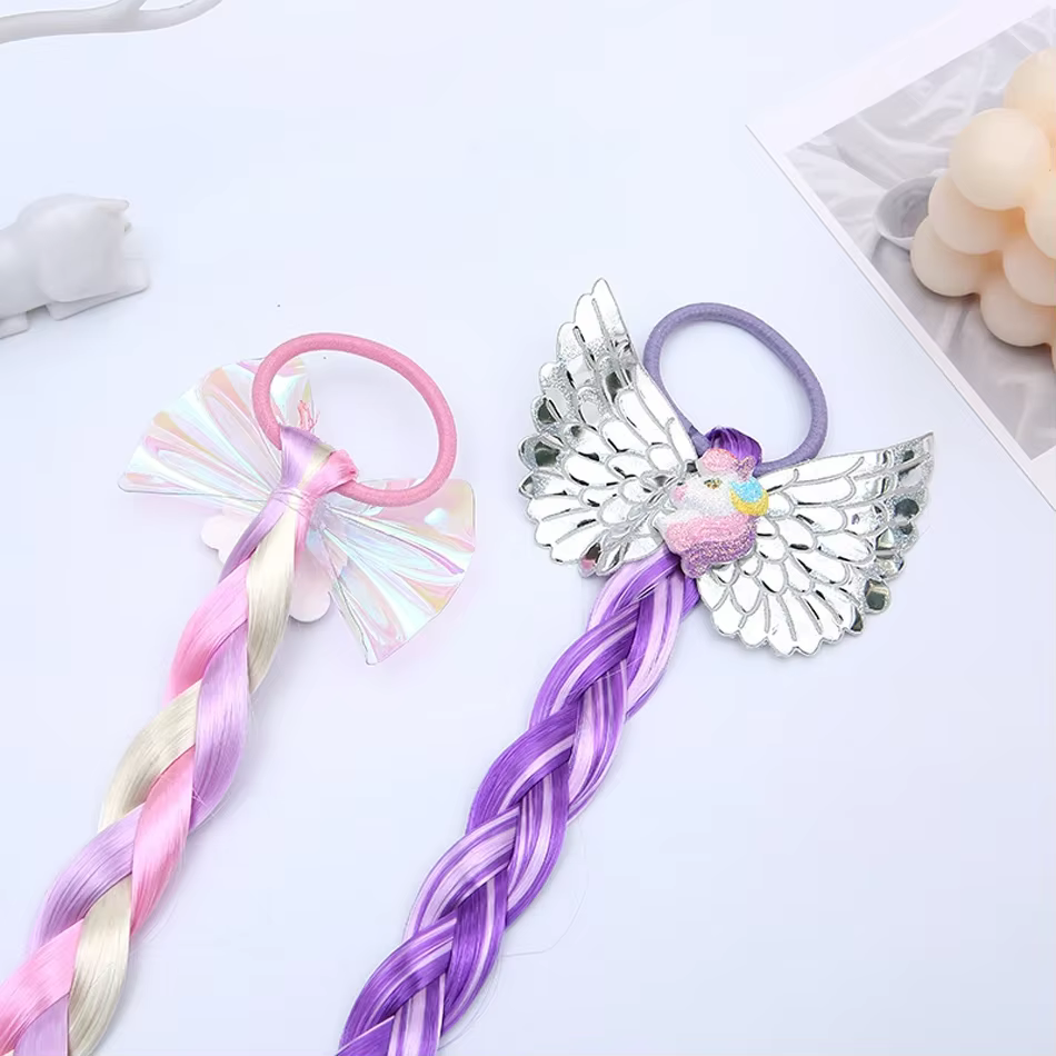Princesse tresse Elsa bandeau postiche Cosplay perruques tressées pour Elsa habiller ensemble pour enfant en bas âge filles fête mariage anniversaire
