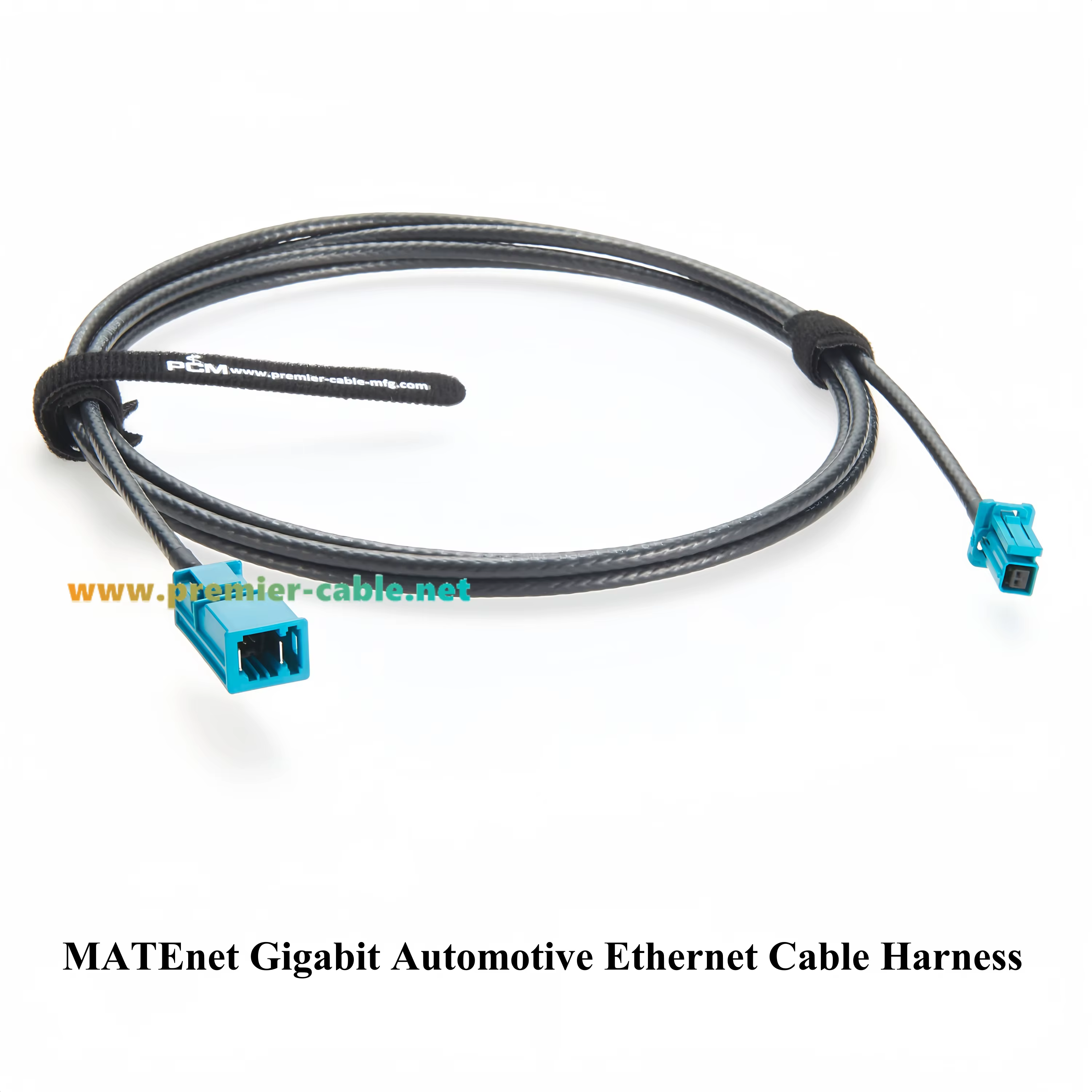 Câble d'extension MATEnet mâle à femelle, faisceau de câbles Ethernet automobile Gigabit d'origine TE MATEnet 2302461 -9 à 2302510 -9 2m