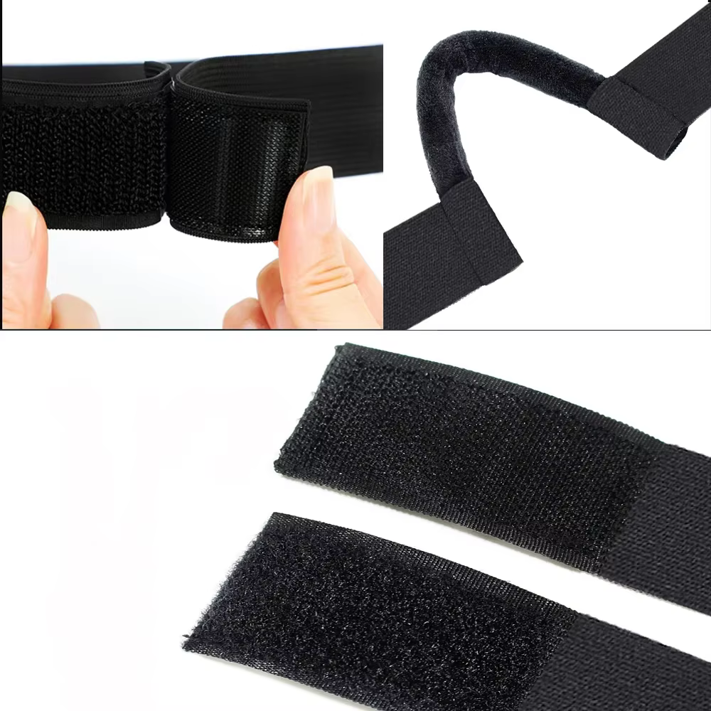 Bande de perruque fondue en dentelle confortable avec cintre d'oreille-enveloppe réglable pour écharpe