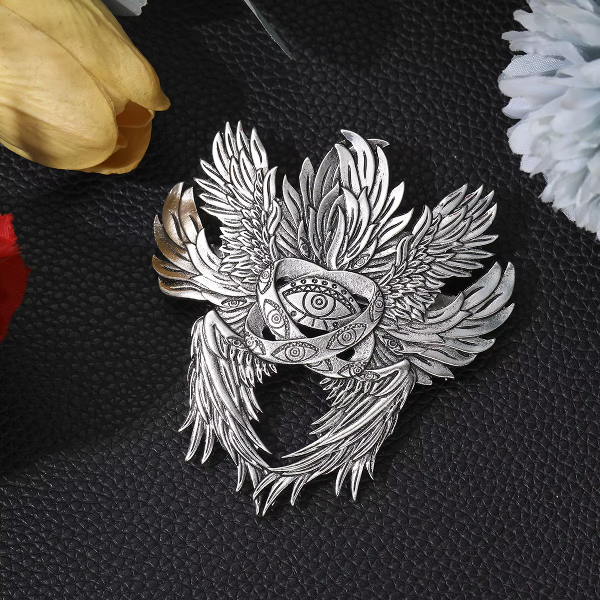 Pince à cheveux Viking rétro à Six ailes