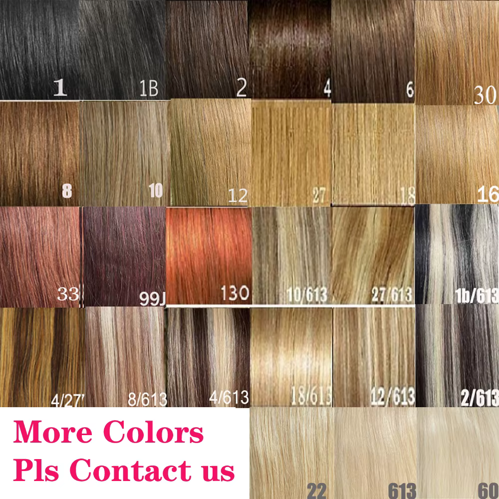 ZZHAIR Extensions de cheveux humains brésiliens 100% Remy