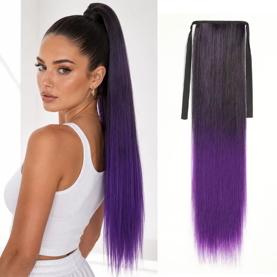 Extensions de cheveux queue de cheval 20 pouces
