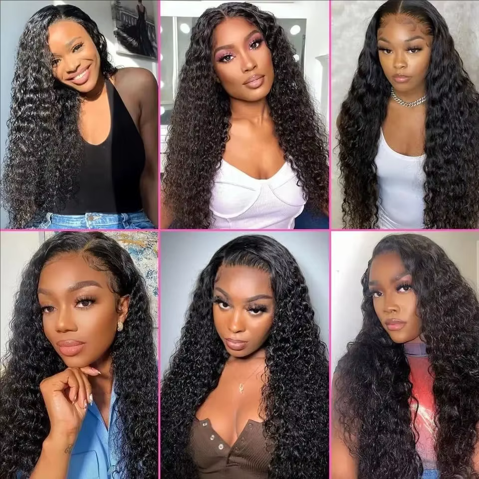 Perruque Lace Front Wig ondulée sans colle
