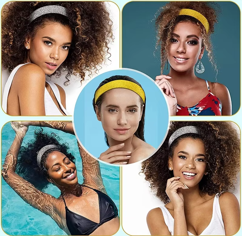 Lot de 3/5/10 élastiques à cheveux tendance pour perruques
