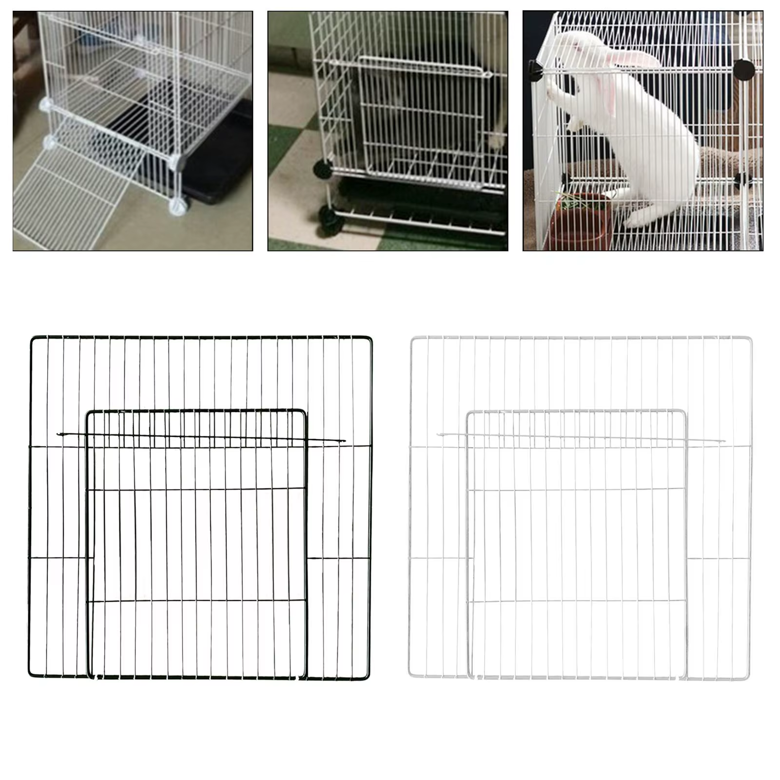 Porte portative, fil métallique extensible de fil de clôture de Cage de bricolage, pour la cour de clôture