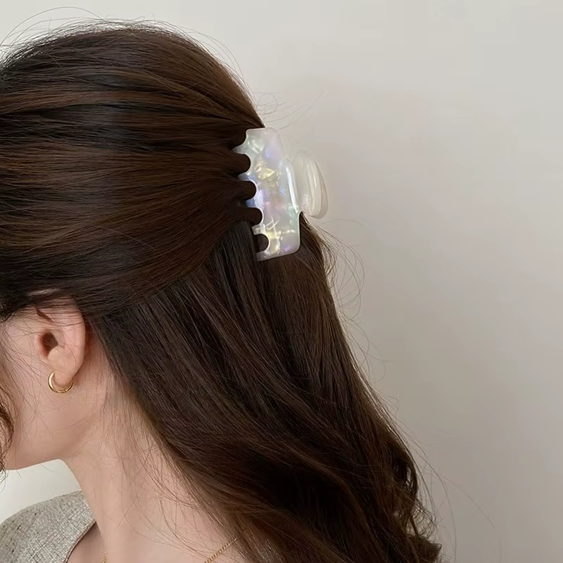 Pinces à cheveux élégantes en acétate pour femmes