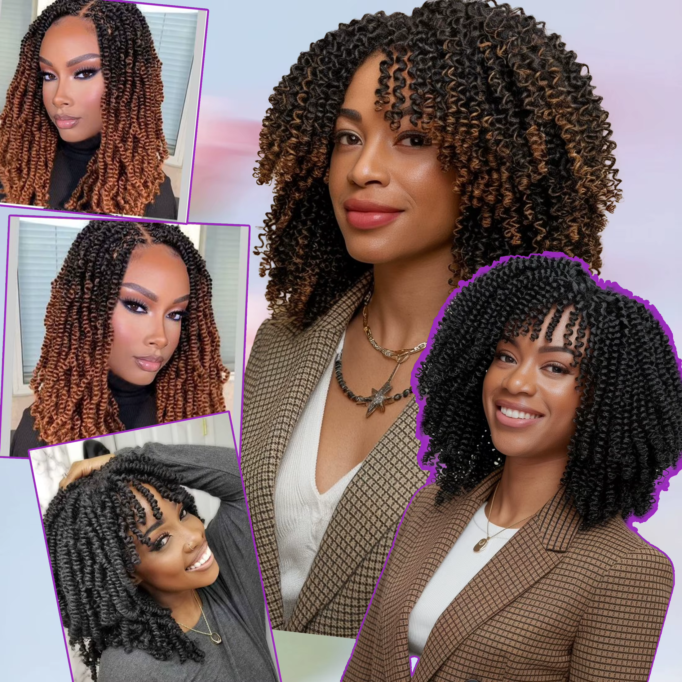 Extensions de cheveux Afro torsadés