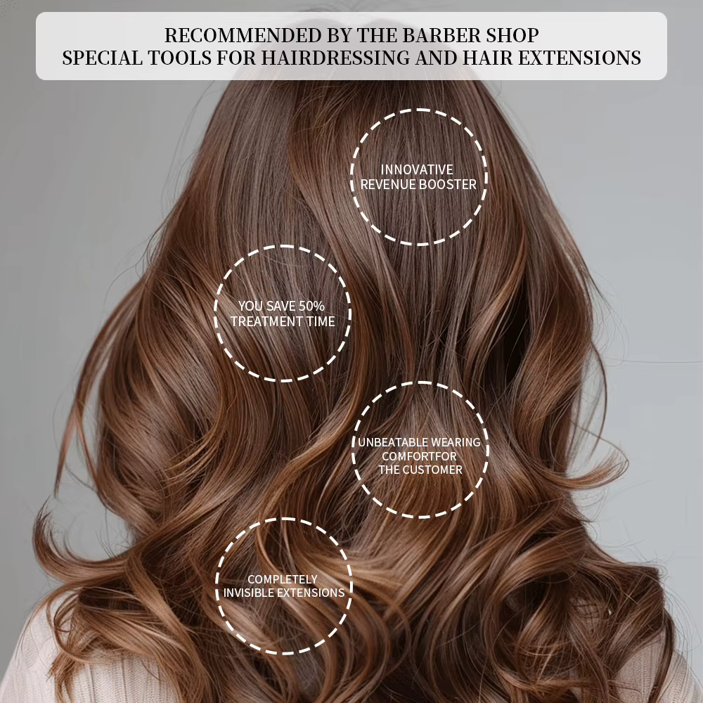  Kit professionnel d'extensions capillaires à lumière UV