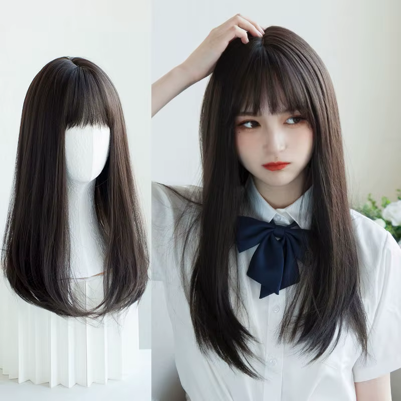 Perruque synthétique coréenne pour femme