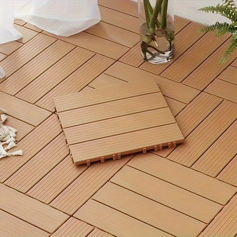 Plancher de balcon adapté à terrasse extérieure, balcon, jardin, cour, décoration de sol, épissage, carrelage de balcon, 1 pièce