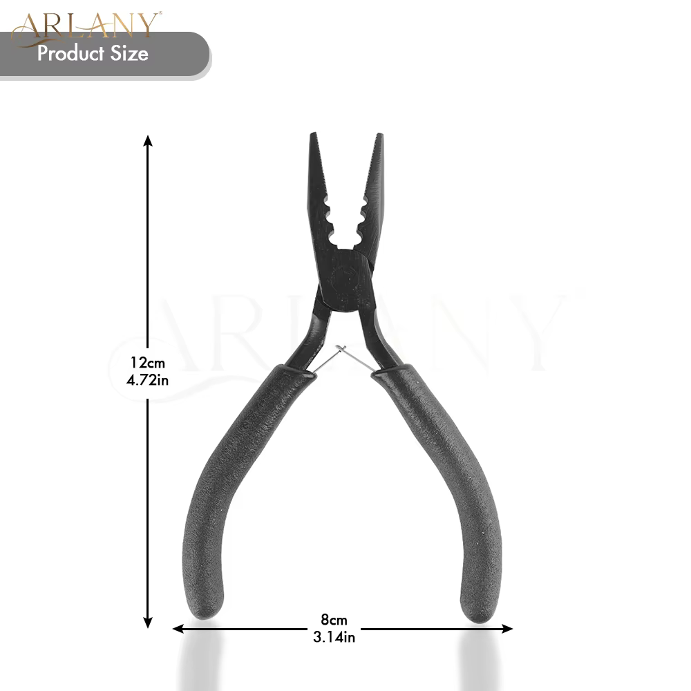 ARLANY pince d'extension de cheveux avec 3 trous microliens perles
