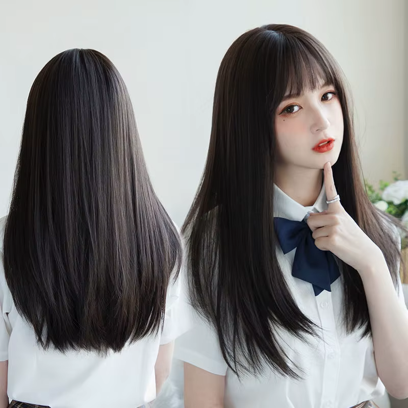 Perruque synthétique coréenne pour femme