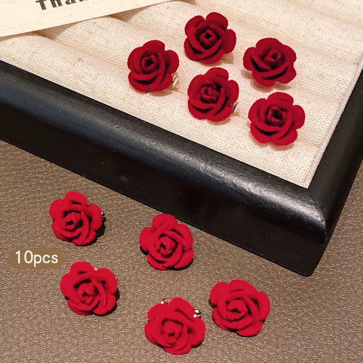10 pinces à cheveux roses