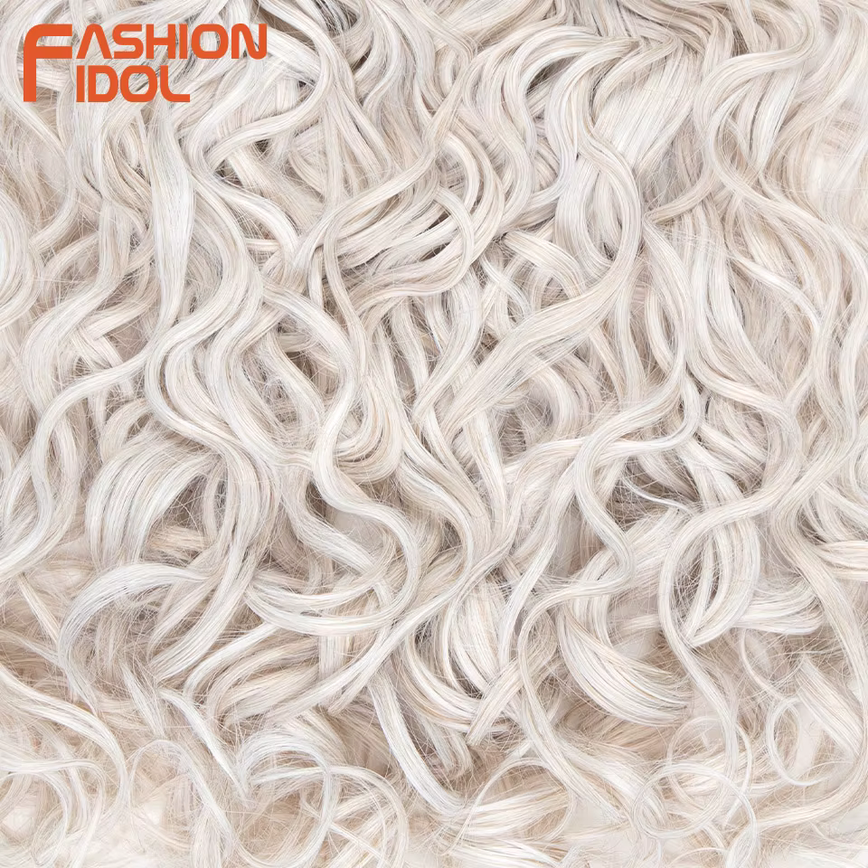 FASHION IDOL Angelina Hair – Extensions de cheveux synthétiques bouclés Euphoria de 24 pouces