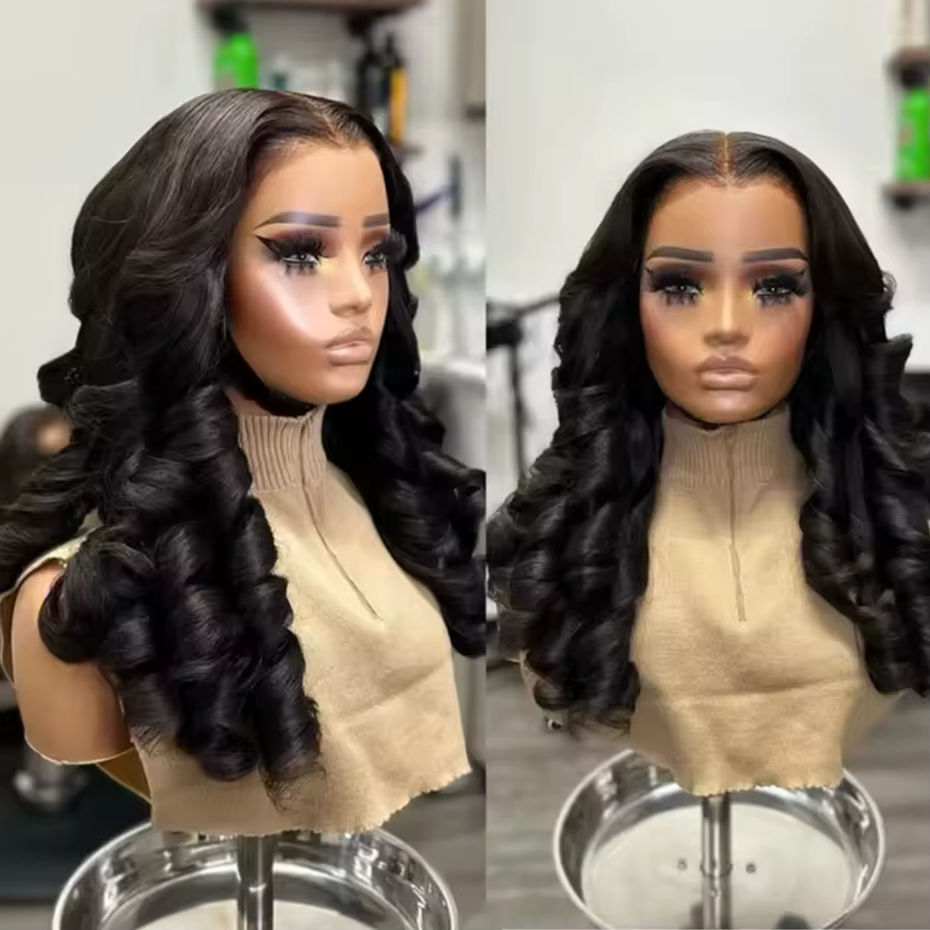 Perruque en cheveux humains 100% naturels