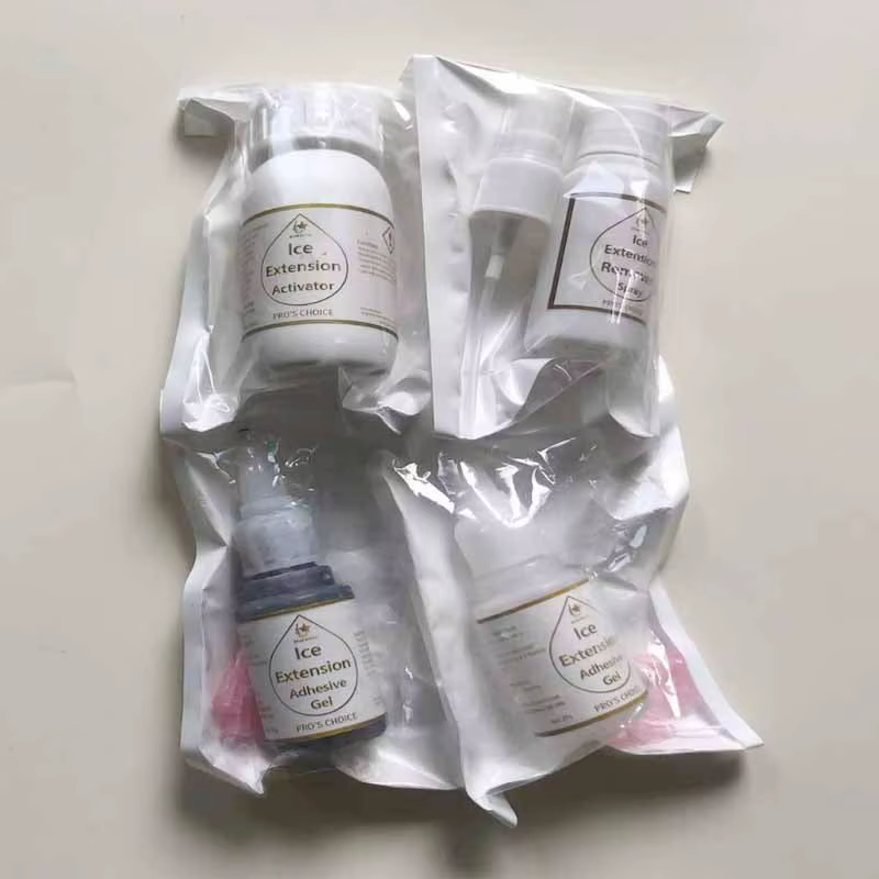 Ice Hair-Kit de Gel de Colle pour Collage à Froid