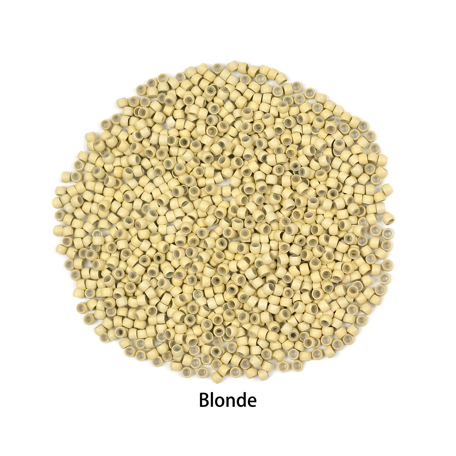 500 pièces Microring Extensions de cheveux 3.0X1.5X1.5mm perles