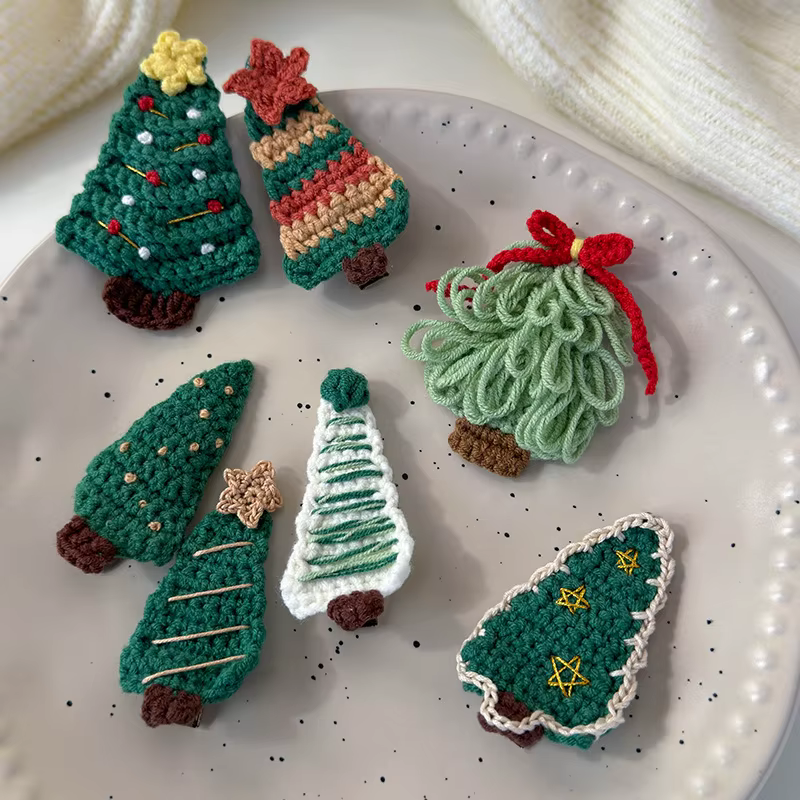 Pinces à cheveux série noël