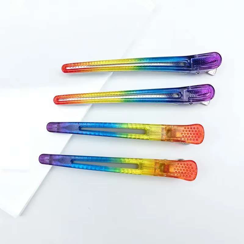 Pinces à cheveux arc-en-ciel
