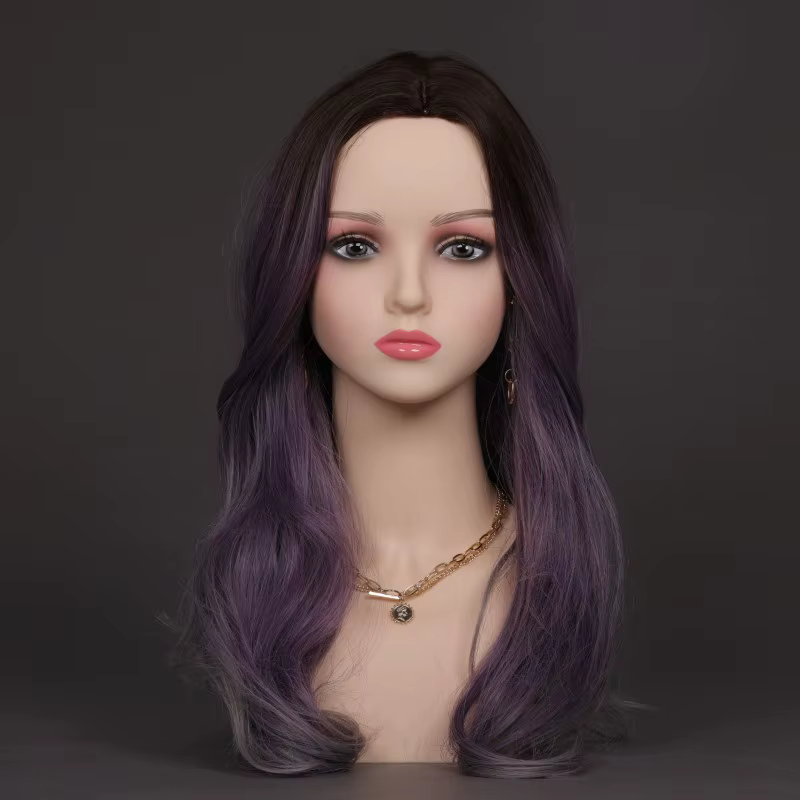 Tête de Mannequin avec Maquillage pour Perruques