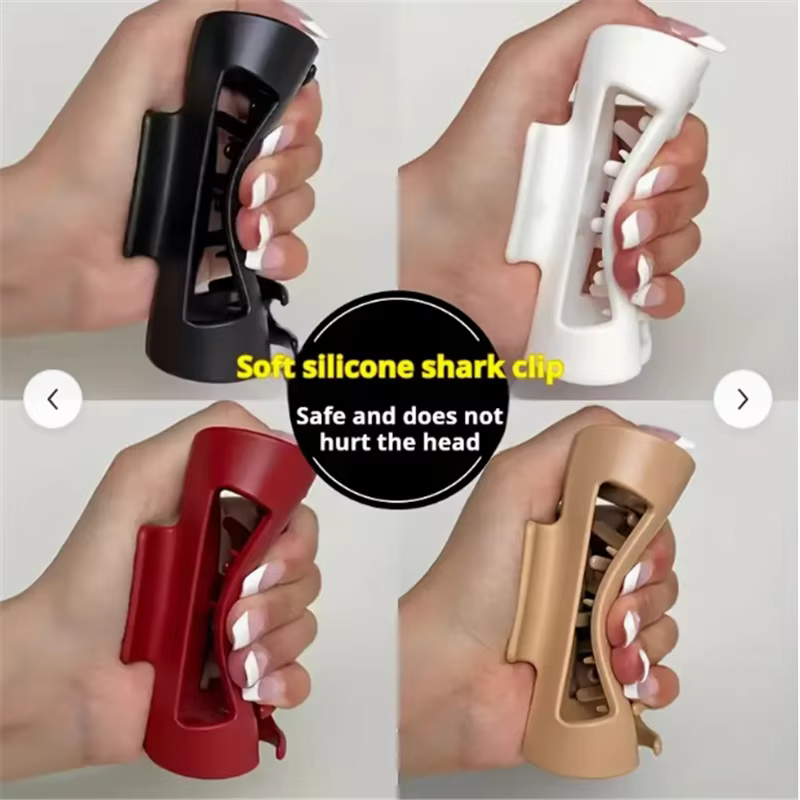 Pince requin en silicone – Conception douce et antidérapante