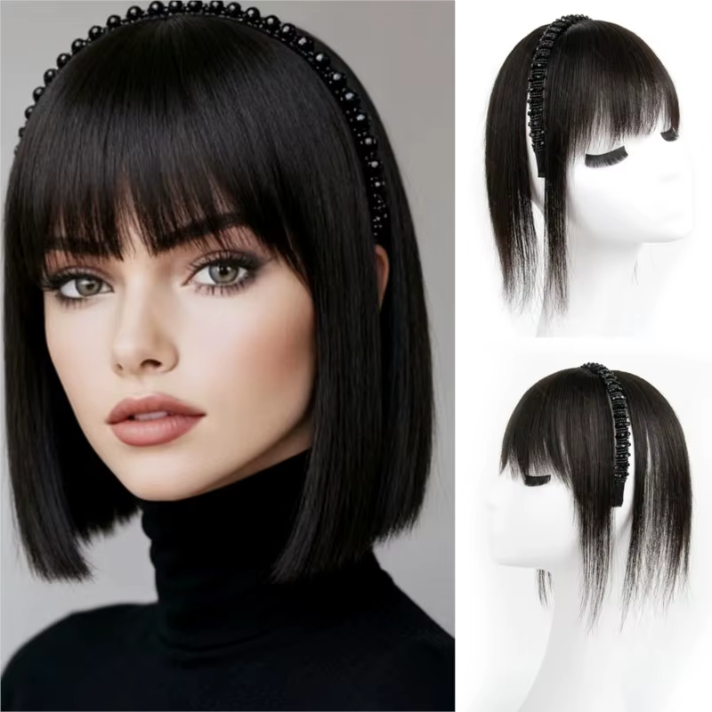Bandeau de cheveux humains instantanés