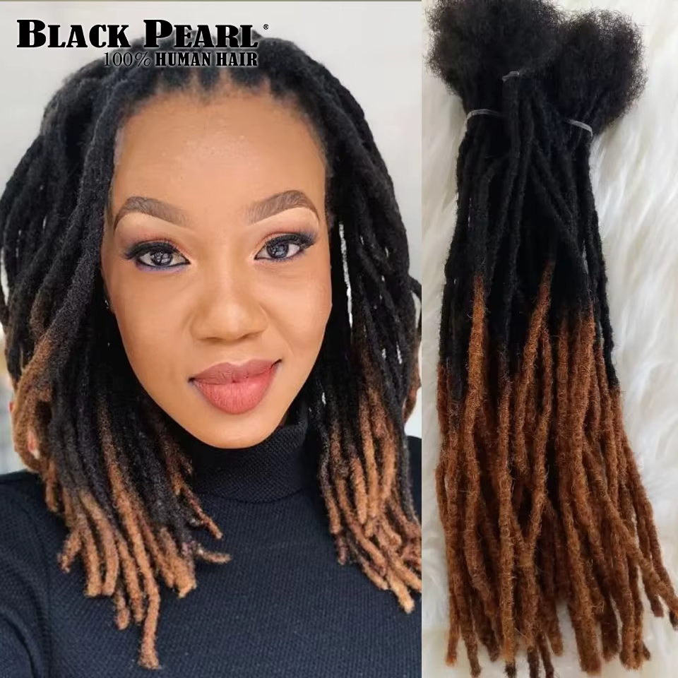 Extensions de dreadlocks en cheveux humains