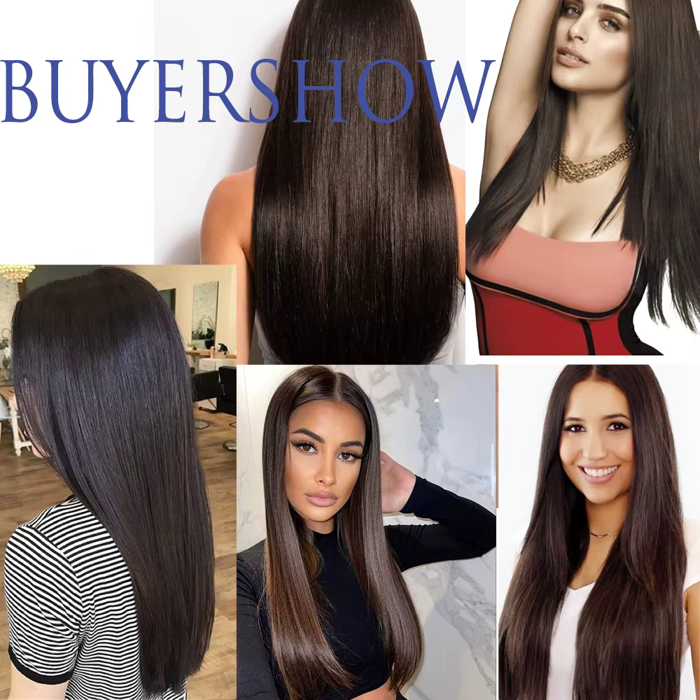 Coiffure longue et lisse