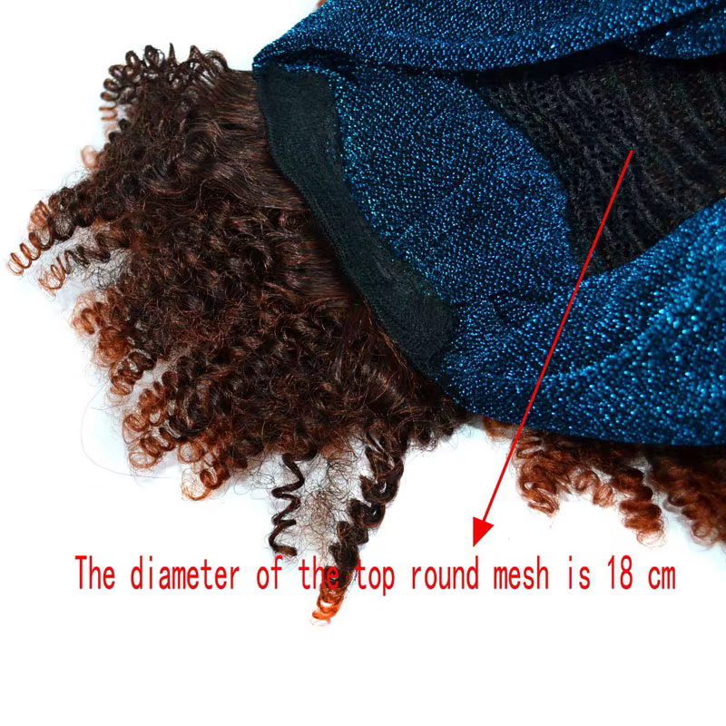 Perruque Afro bouclée Turban multicolore bandeau perruques femmes cheveux courts moelleux avec écharpe Design mode