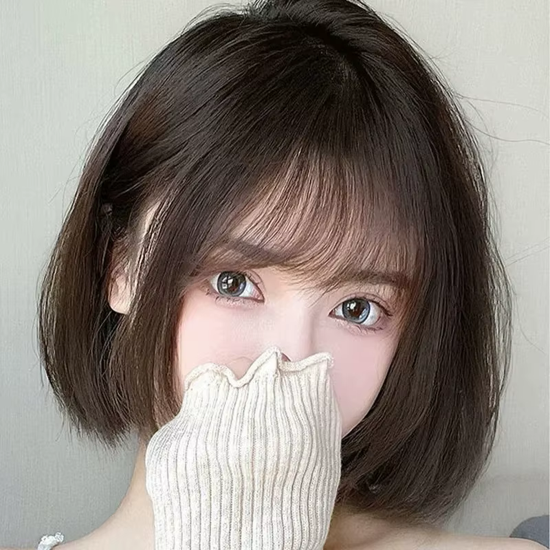Faux Air frange cheveux Extension à clips