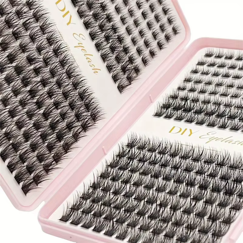 Kit d'extensions de cils 384 pièces