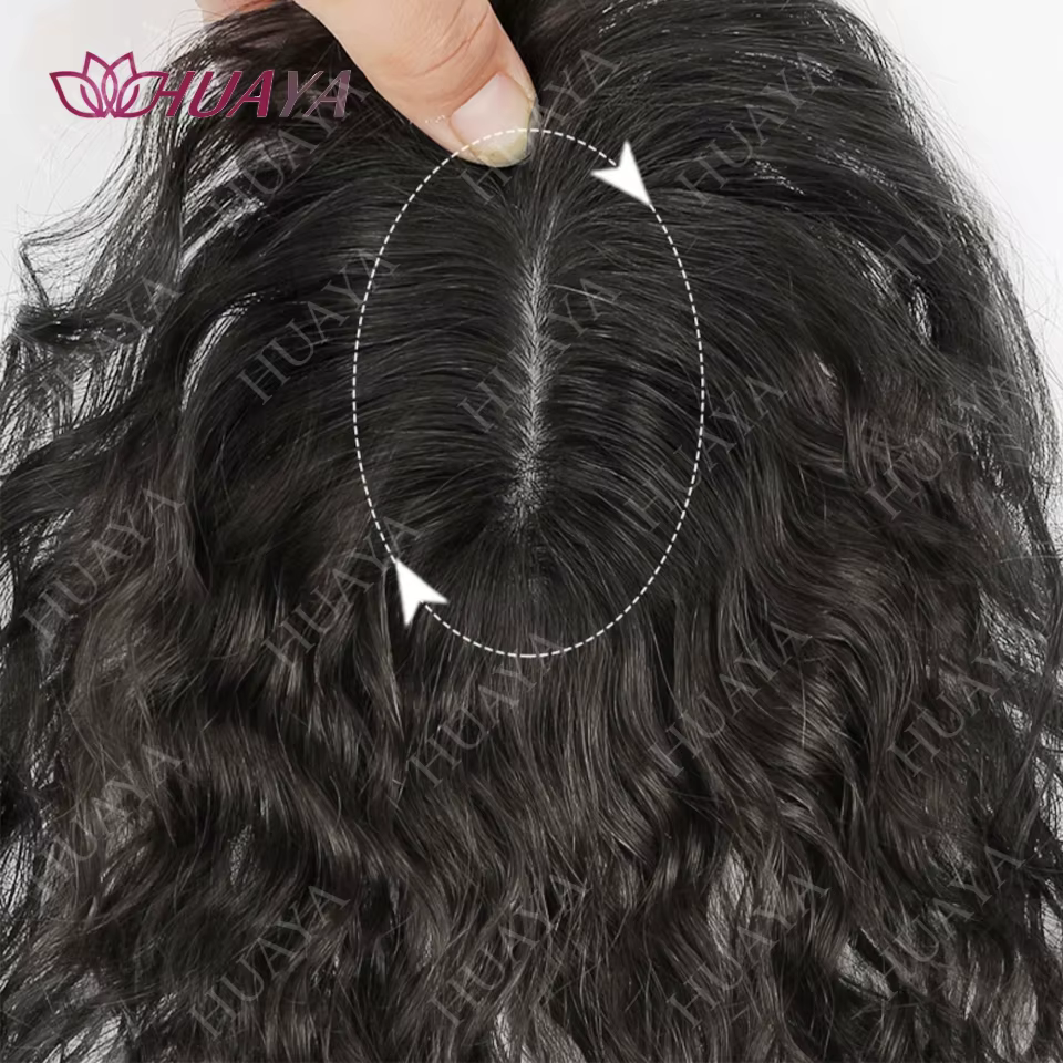 Extensions capillaires synthétiques bouclées avec frange pour femmes