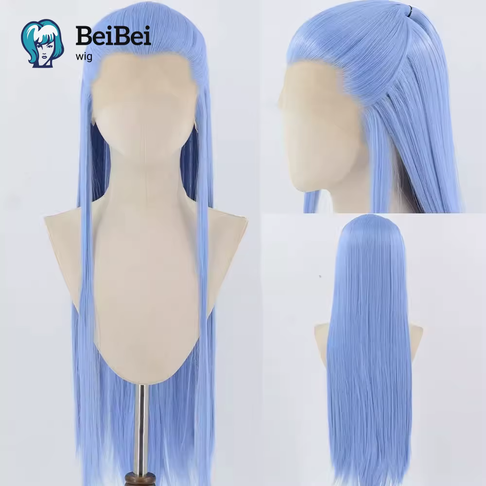Perruque Lace Wig synthétique 13*4 pour Cosplay