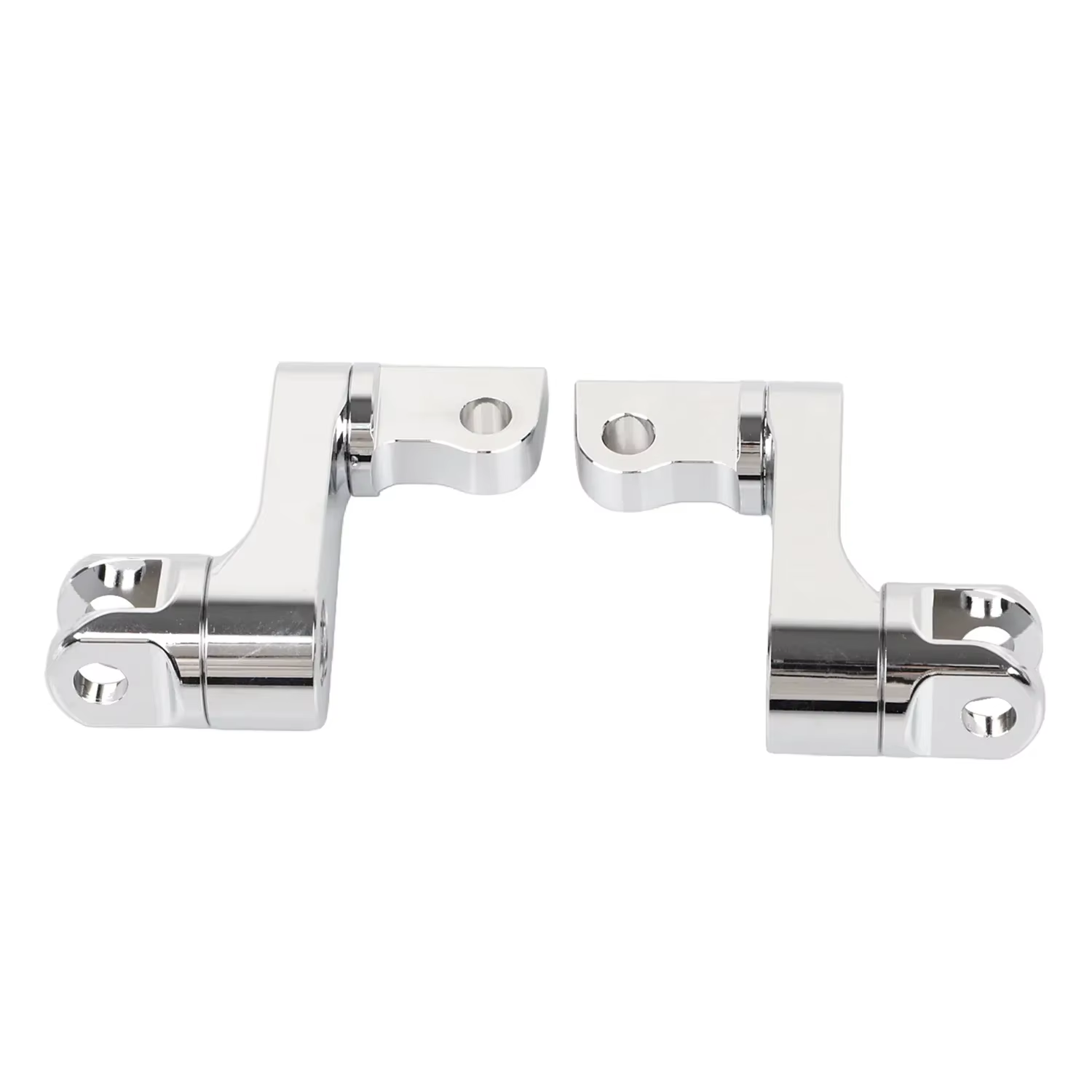 Support d'extensions de repose-pieds mâle en aluminium chromé CNC, pour Harley Sportster Touring Road King Glide Softail Fat Boy Dyna