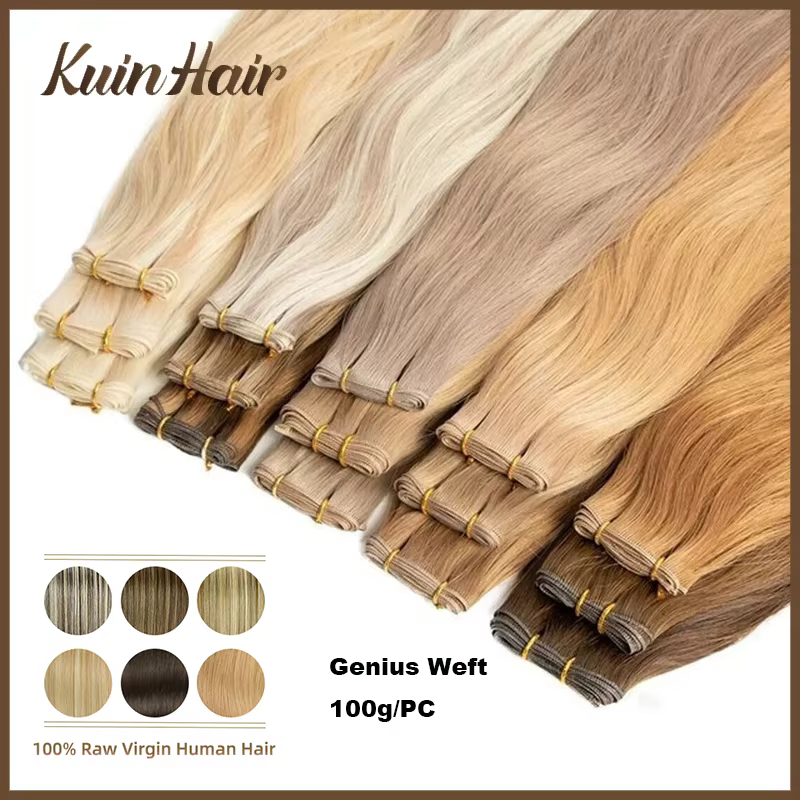 Extensions de cheveux naturels brésiliens Genius Weft Straight