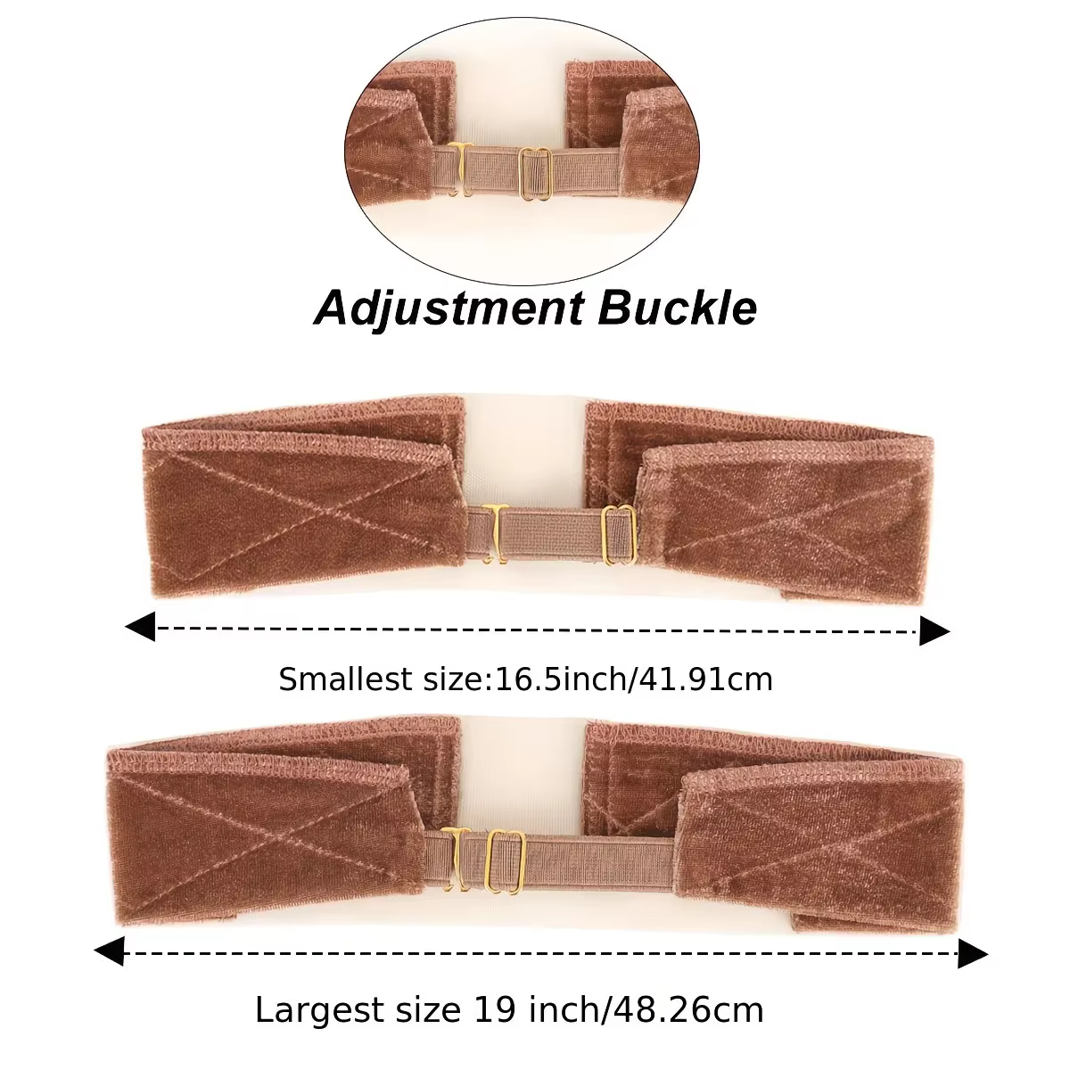 Nouveau modèle de bande de maintien pour perruque | Attache en velours réglable de qualité supérieure pour perruques à
