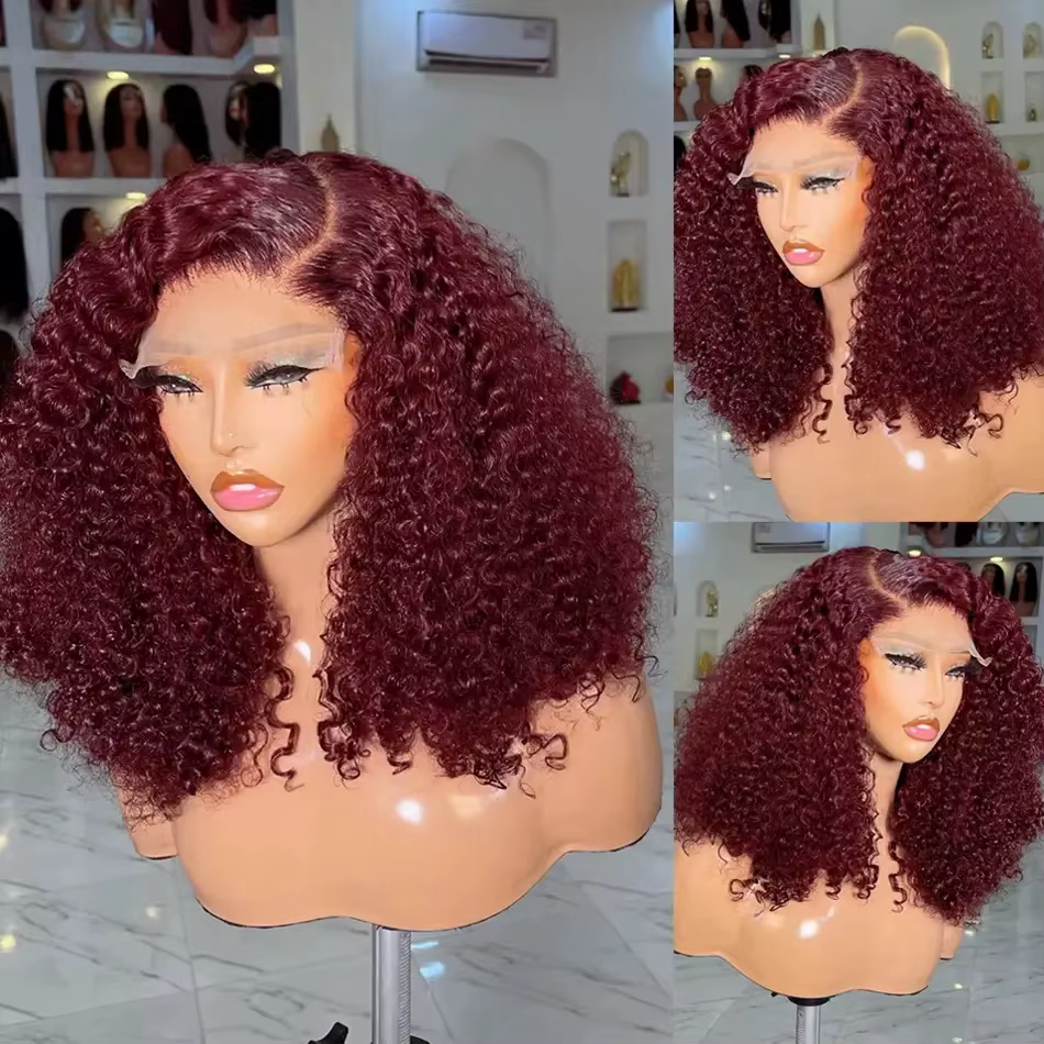 Perruque Lace Front Wig synthétique ondulée courte