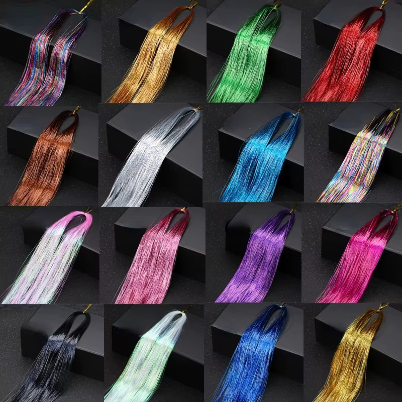 Extensions de cheveux holographiques laser