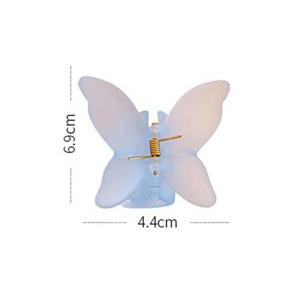 Épingle à cheveux en acrylique papillon givré