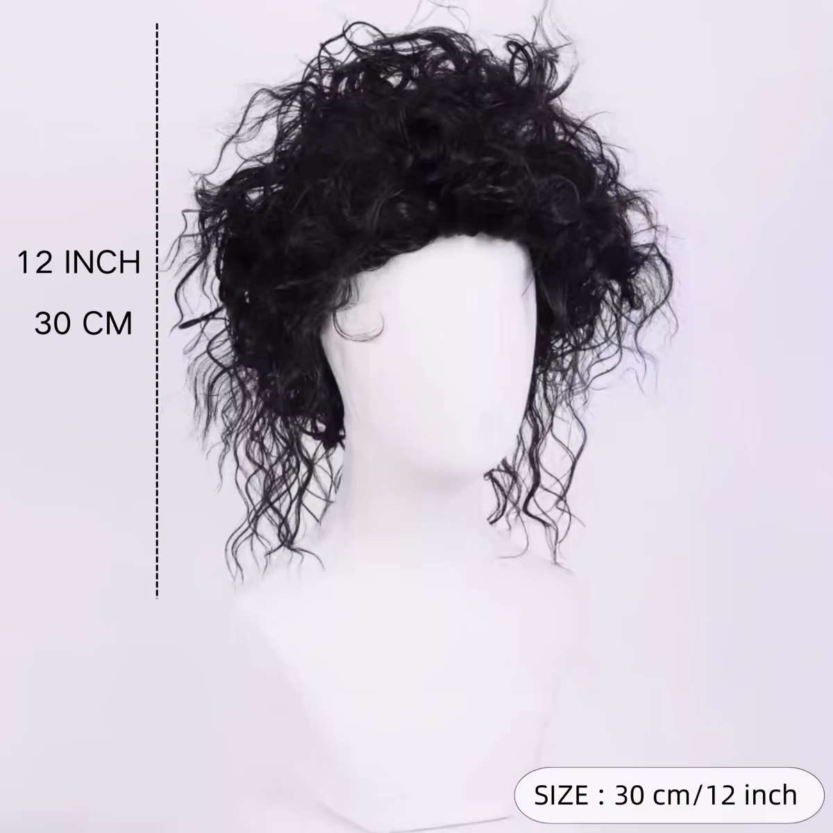 Perruque synthétique de haute qualité pour cosplay du personnage Edward Scissorhands