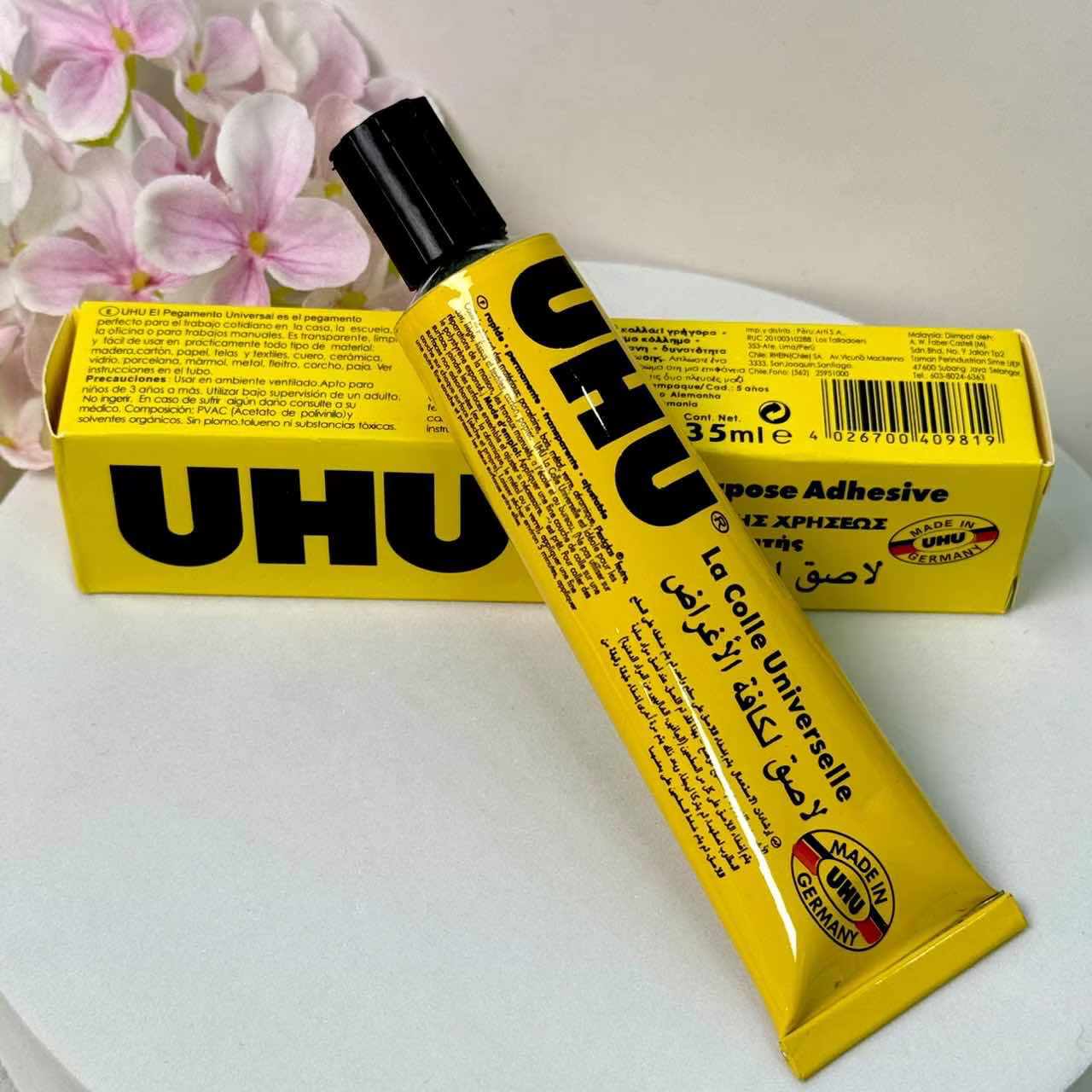 Colle adhésive forte UHU pour extensions capillaires
